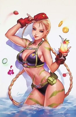 STREET FIGHTER MASTERS CAMMY #1 - LEIRIX PUREart VIRGIN VARIANT CAMMY NM+