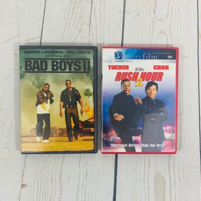 Bad Boys II (2003) Rush Hour (2001) DVD Lot 43396006195