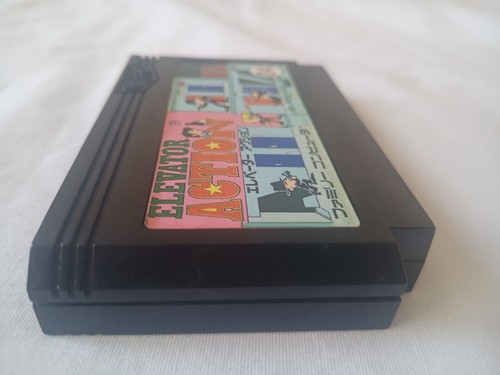 Elevator Action SOLO CARRELLO Nintendo Famicom FC NES Giappone Importazione Gioco Venditore USA - Foto 6 di 10