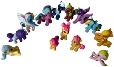 My Little Pony PVC Figures Mixed Lot of 13 MLP Hasbro Toys 1.5 and 2 Inch Aet