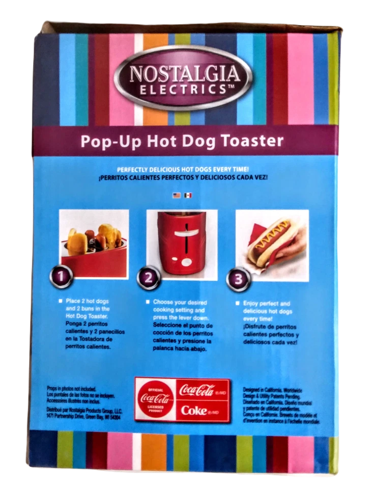 NOSTALGIA ELECTRICS ВСПЛЫВАЮЩИЙ ХОТ-ДОГ ТОСТЕР - Изображение 3 из 3