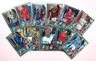 Topps Chrome Match Attax Champions League 20/21 Base Cards - Choose From Many -