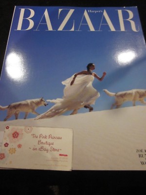 Harper's Bazaar Fashion Magazine October 2018 Zoe Kravitz Running With Wolves Ne