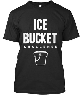 Team Ice Bucket Challenge T-Shirt Made in the USA Size S to 5XL