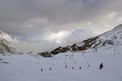 Les Arcs 2000 Paradiski Skigebiet Französische Alpen Frankreich Berg Foto Bild