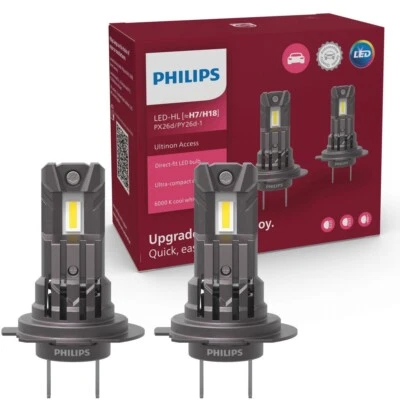 Lampadine auto Led H7 Philips Ultinon Access 6000K 12v - Bild 1 von 4