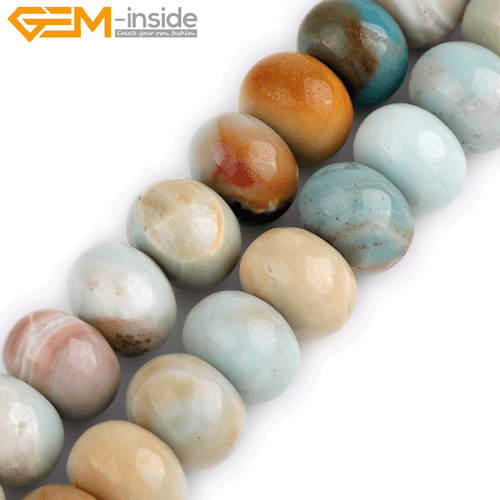 Rondelle Natürlicher Amazonit Stein Zwischenring Schmuck Herstellung Perlen 15 Zoll Größe Auswahl - Bild 31 von 31