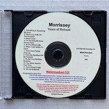 MORRISSEY Years Of Refusal 2009 US Advance PROMO Only CD WATERMARKED Smiths