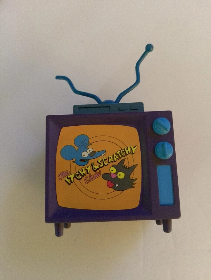 Figura de acción de colección de Los Simpson TV The Itchy & Scratchy Show! (Leer) Foto 2 de 4