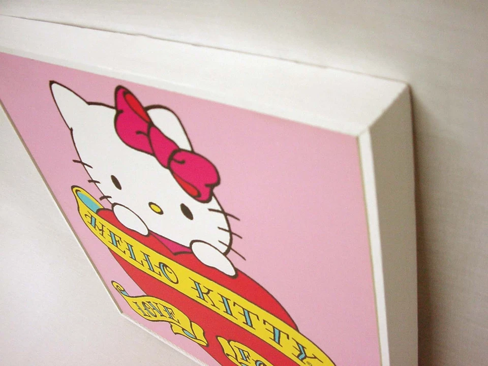 (33946) Tablero de lona Mark Child Hello Kitty Heart Foto 3 de 4