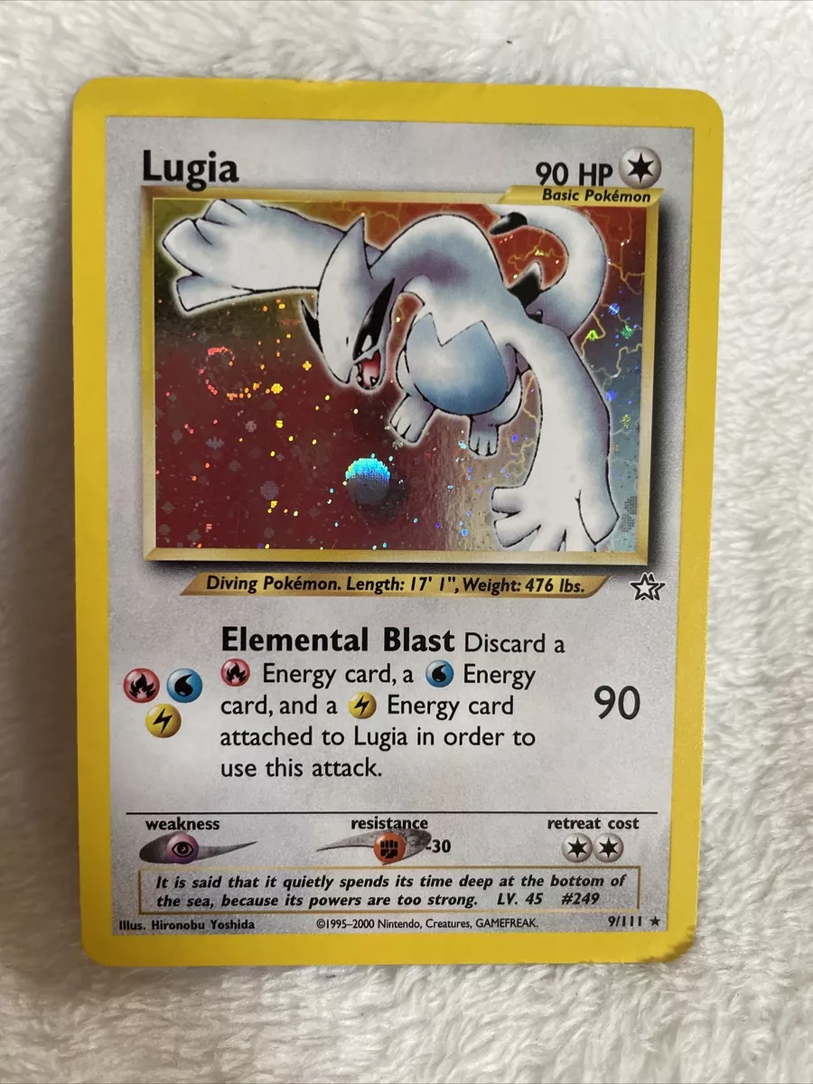 Pokemon Neo Genesis Single Lugia 9/111 - LIGHT PLAY