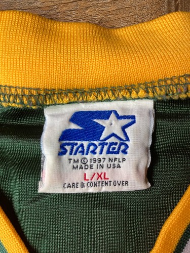 Starter 1997 Green Bay Packers Jersey Size L/XL #4 Brett Favre NFL Vintage - Picture 6 of 10