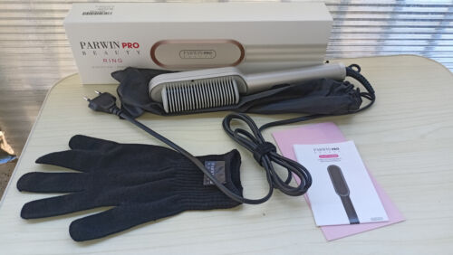 PARWIN PRO BEAUTY 2 in 1 spazzola lisciante agli ioni anti-crespo 150-210℃ - Foto 9 di 13