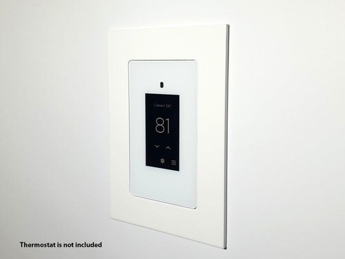 Wall-Smart 028-1-392-WH Retrofit Mount for Savant Thermostat CLI-W200/White - Picture 3 of 3