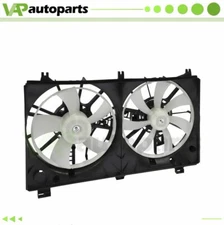 Radiator Condenser Cooling Fan Assembly For 2014-2015 Lexus IS250 2.5L V6