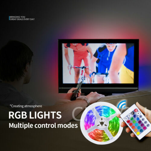5V RGB Led Strip USB 60Led/M 2835 SMD Flexible Led Tape +24Key 3Key Wifi Control - Picture 5 of 10