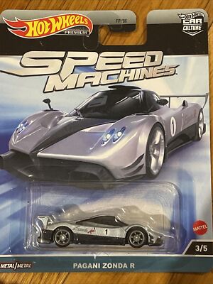 HOT WHEELS PREMIUM Speed Machines PAGANI ZONDA R Car Culture 3/5