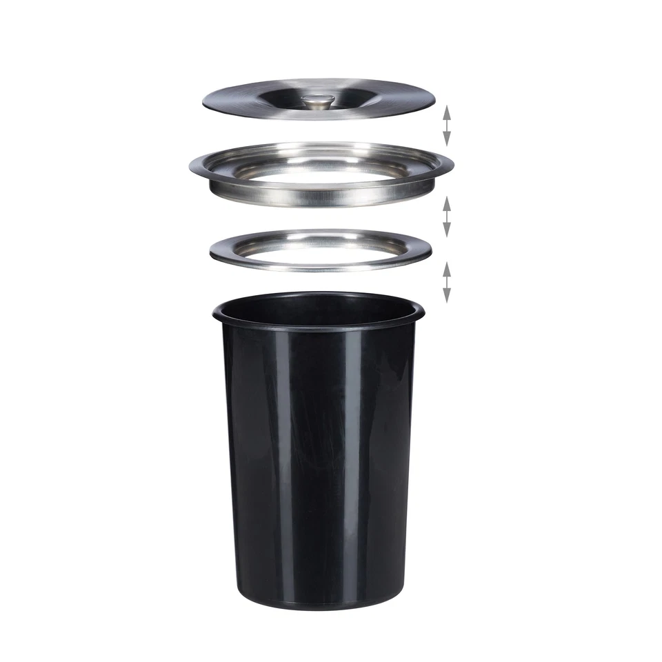 Einbaumülleimer arbeitsplatte Küchenabfallbehälter Biomüll-Container rostfrei - Bild 3 von 4