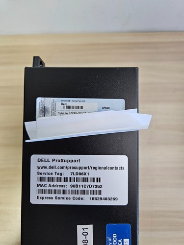 Dell Optiplex 7010 SFF - i3-3220 - 4GB Ram - 500GB HD - Win 7 COA - No OS - Afbeelding 10 van 13
