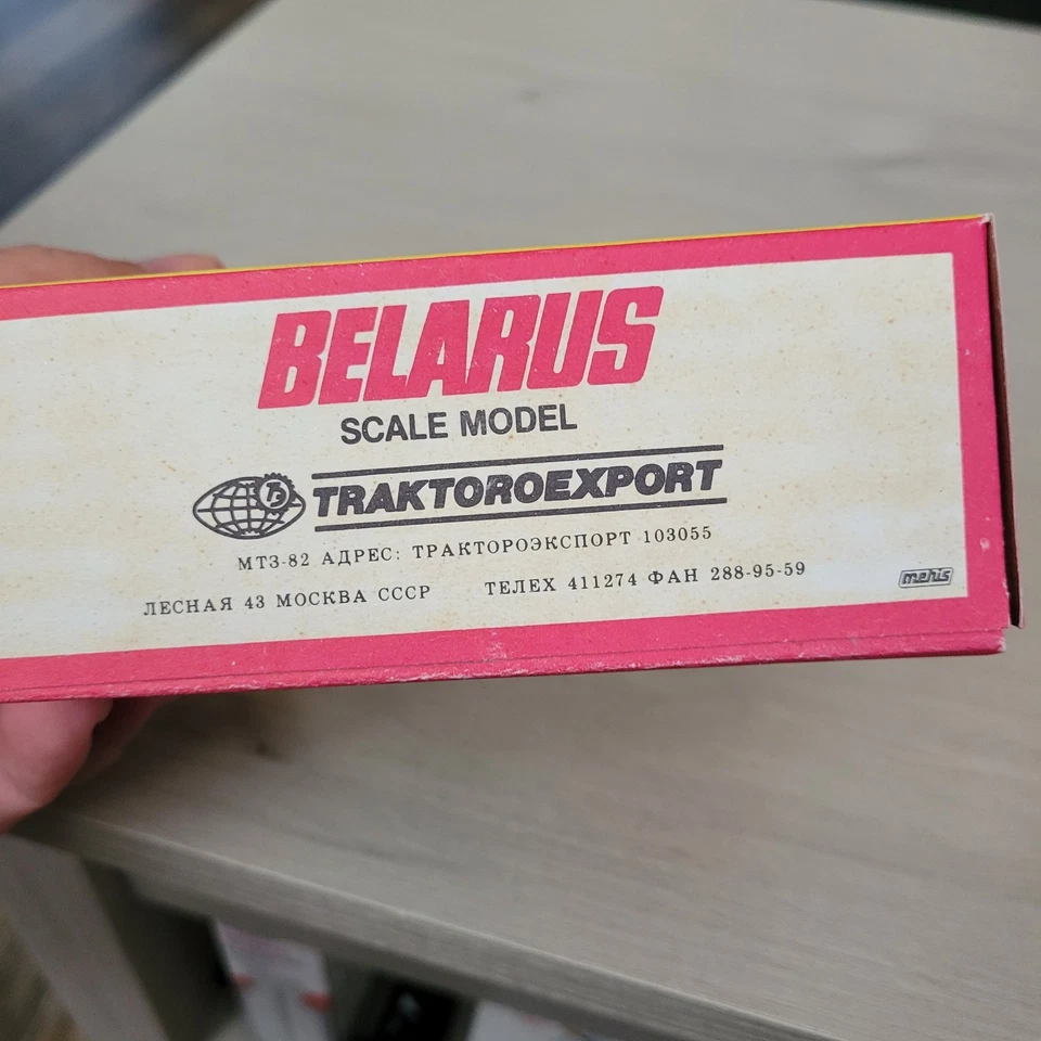 Belarus Scale Model Tractor 1:43 Made by Traktoroexport in USSR NOS diecast - Image 4 of 4