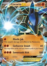 Lucario EX - 54/111 - Pokemon Furious Fists XY Ultra Rare Card NM