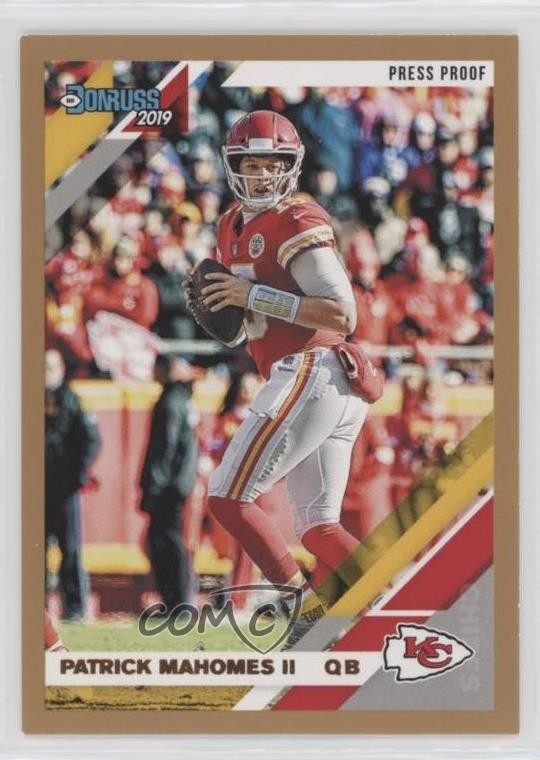2019 Panini Donruss Press Proof Bronze Patrick Mahomes II #1 05qn