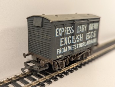 Airfix GMR Spur O 12T Wagon Express Dairy Co englische Eier Westmorland Farmen