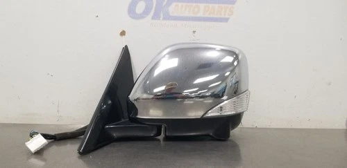 16 INFINITI QX80 SIDE VIEW POWER DOOR MIRROR LEFT DRIVER BRIGHT CHROME