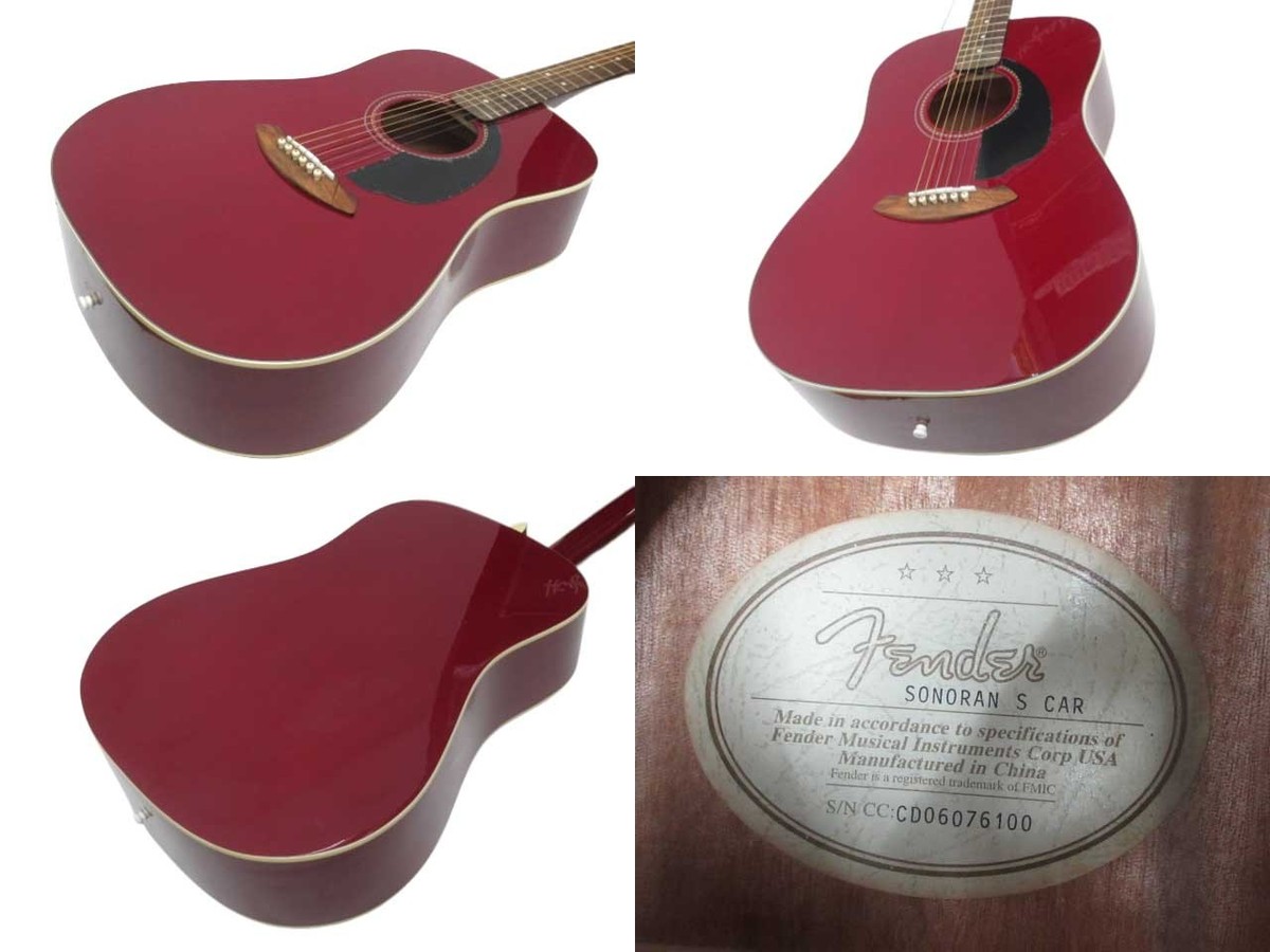 Fender acoustic guitar SONORAN Made in China Musical