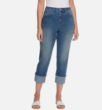 Frye Women's Cuffed Crop Jean, Blue Wash, 9/30