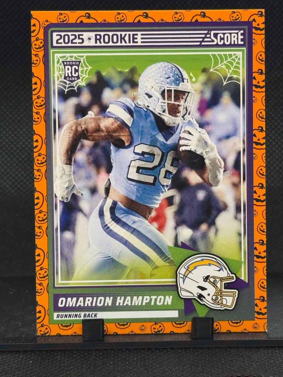 2025 Score A Treat Halloween Omarion Hampton - San Diego Chargers