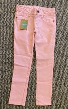Girls Cat  Jack Super Stretch Pink Jeggings Adjustable Waist - Size 7