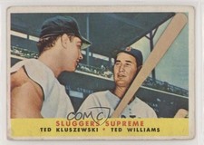 1958 Topps Sluggers Supreme ( ) Ted Kluszewski Williams #321 HOF 1z8