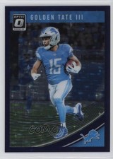 2018 Donruss Optic Purple Stars Prizm 13/25 Golden Tate III #35 ms9
