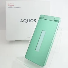 SHARP AQUOS Keitai 3 805SH Green Flip Phone SoftBank SIM Unlocked Japan