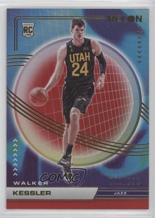 2022-23 Panini Recon Rookies Holo Red /199 Walker Kessler #222 11ur