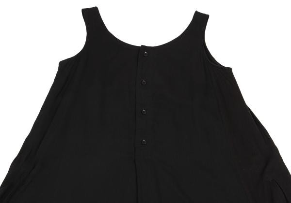 みい　0329 Yohji Yamamoto NOIR Rayon Back Switching Drape Sleeveless