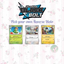 Pokemon Black Bolt - Reverse Holos - CHOOSE YOUR CARD