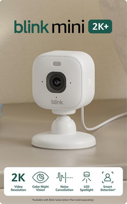 Mini 2K+ (Newest Model)   Plug-In Home & Pet Indoor Security Camera with 2K Vide