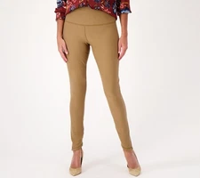 Women with Control Women's Pants Sz M Renee's Regular Reversible Brown A549032