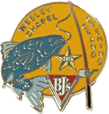 BJ's Restaurant Wesley Chapel, Florida Grand Opening 2016 Lapel Pin