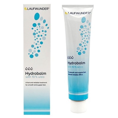 Laufwunder Hydrobalm 75ml - 10% Urea Feuchtigkeitscreme für trockene, rissige Füße