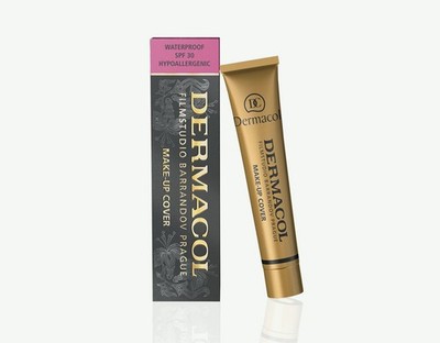 EXPIRED Dermacol Foundation Makeup Waterproof Hypoallergenic High Full Cover-age