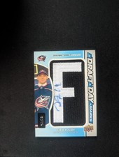 2020-21 Upper Deck SP Game Used Draft Day Marks Rookies /35 Liam Foudy Auto