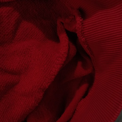 Articolo e6621 felpa Stone Island rossa unisex , in cotone mancano etichette in - Foto 8 di 10