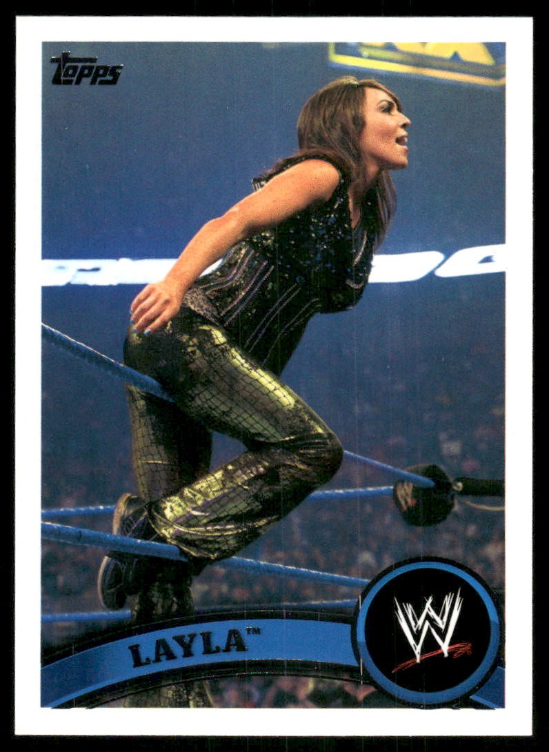 2011 Topps WWE #58 Layla Blue #/2011