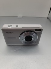 Vivitar VEC S124 Digital Camera Silver Works w/ SD Card Compact Point Shoot