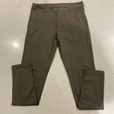 Rhone Commuter Pants Mens Size 32x32 Brown Stretch Work Golf Slim