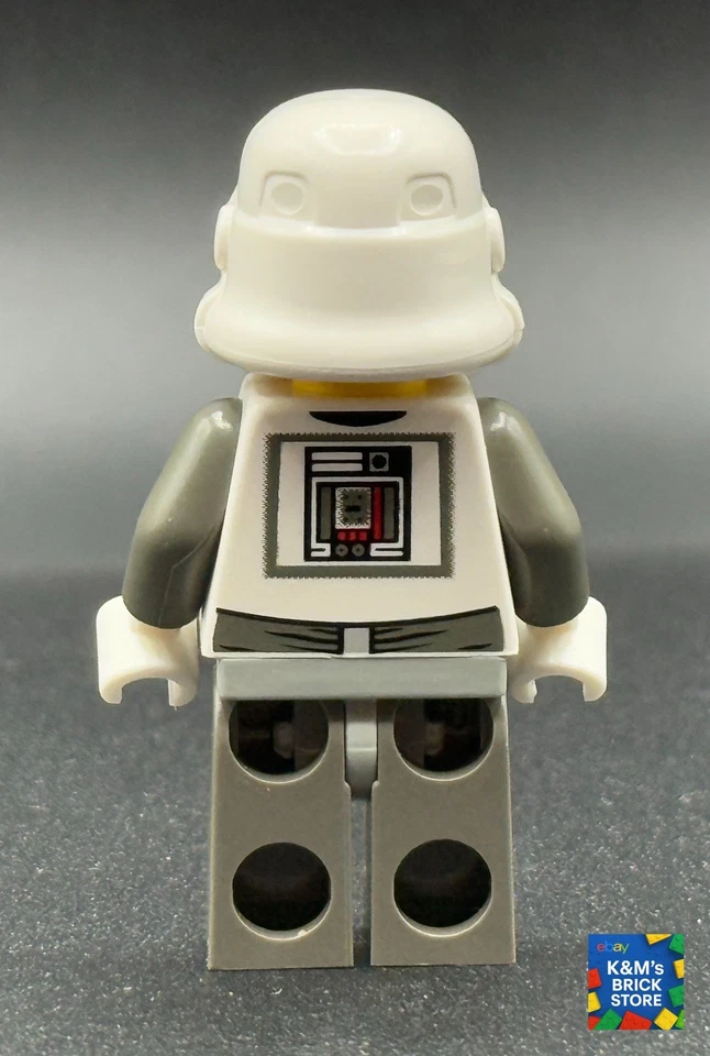 Lego Star Wars minifigura imperial AT-AT driver 4483 sw0102 cabeça amarela - Imagem 2 de 3