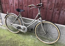 FAHRRAD WEISS ROSA MODELL 1935 Decal RENOVIERT VON TOURING HOLZ OLMO